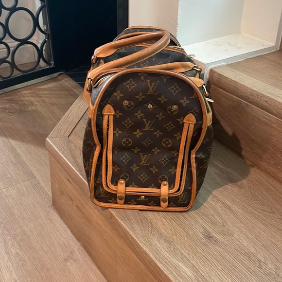 Louis Vuitton Dog Authentic Vintage Louis Vuitton Dog Carrier